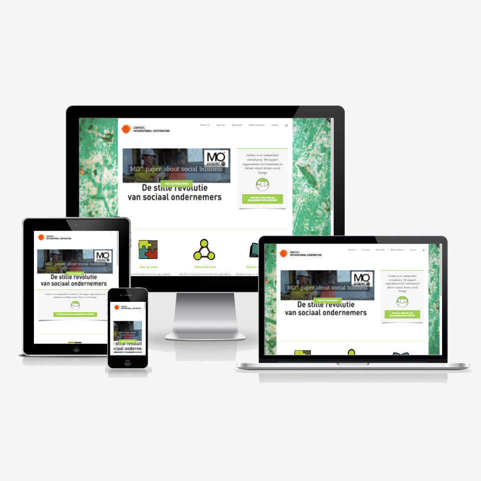 Webdesign voor consultancy in social change